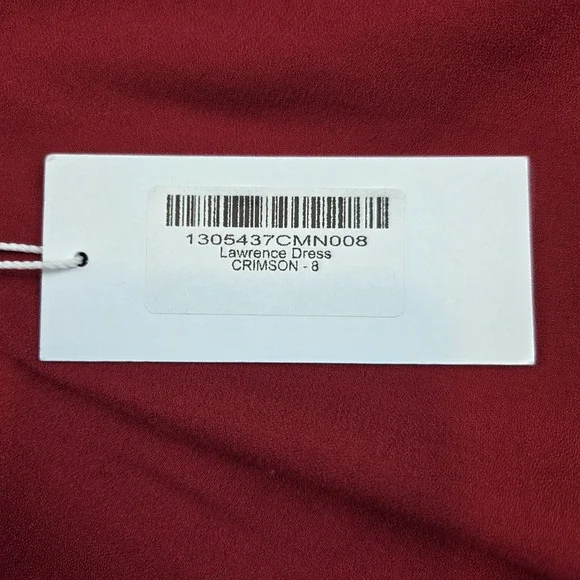 Reformation Lawrence Crimson High Slit One Shoulder Midi Dress Size 8 Sexy NEW - Picture 7 of 13